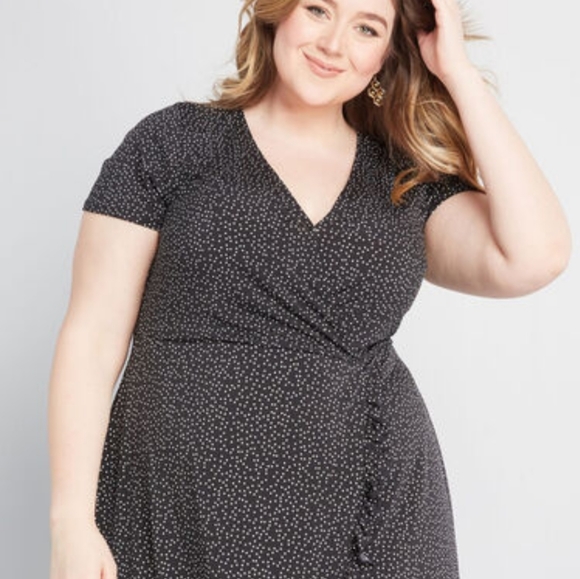 modcloth wrap dress